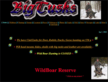 Tablet Screenshot of bigtusks.com